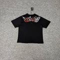 derschutze Chinese style dragon embroidered short-sleeved T-shirt, unisex, black, pure cotton, casual trendy top