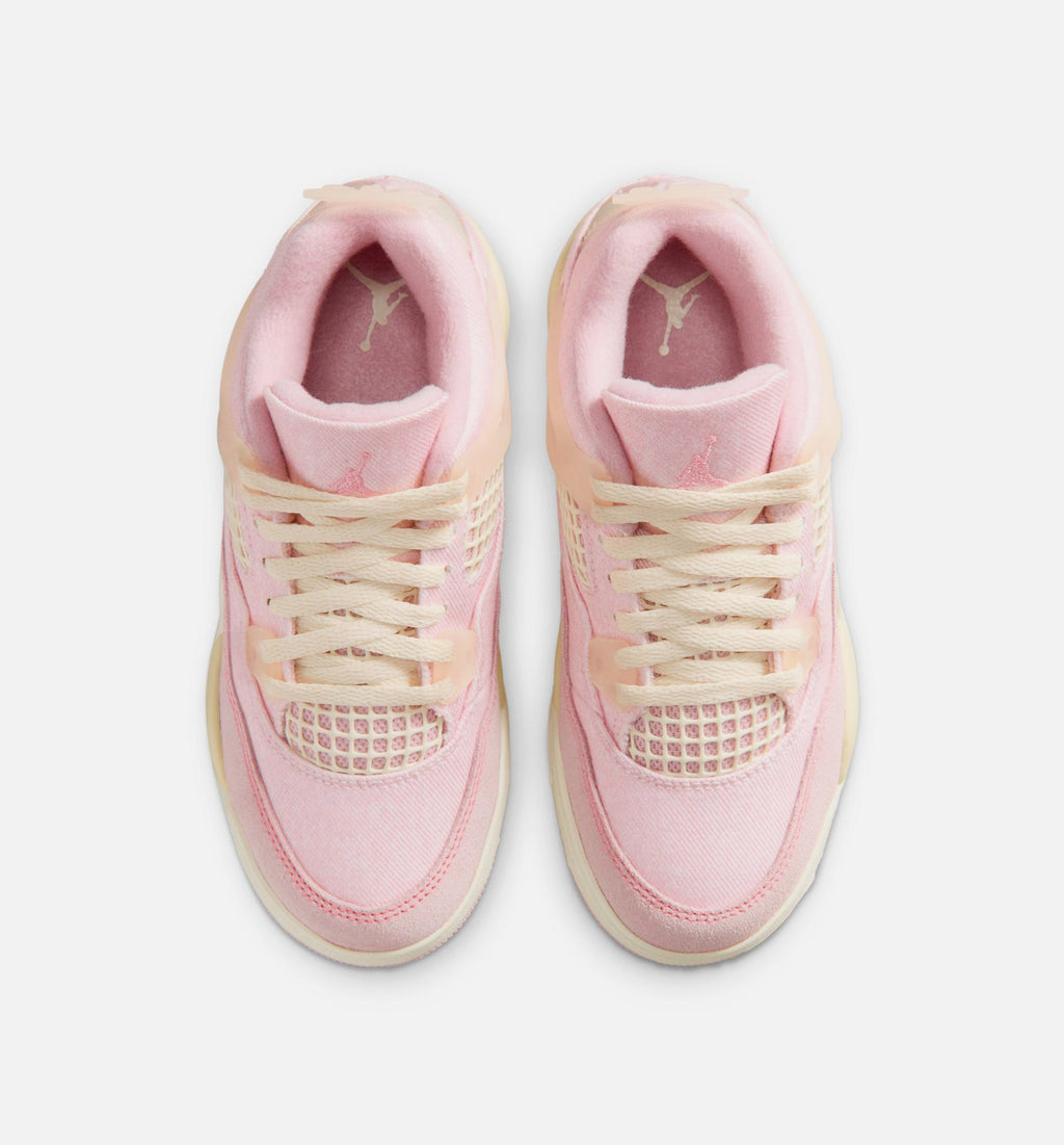 Air Jordan 4 Retro Pink Pearl and Iced Carmine – Preschool Lifestyle Shoe in Pearl Pink/Iced Carmine/Coconut Milk