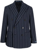 Polo Ralph Lauren pinstriped double-breasted blazer