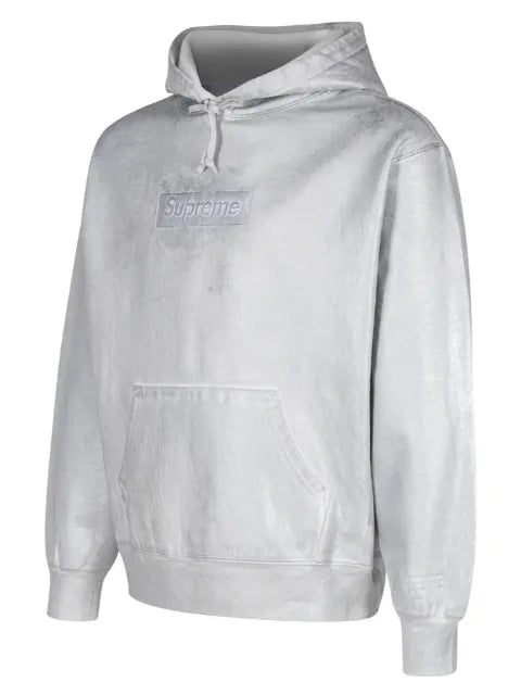Supreme x MM6 Maison Margiela foil box logo hoodie
