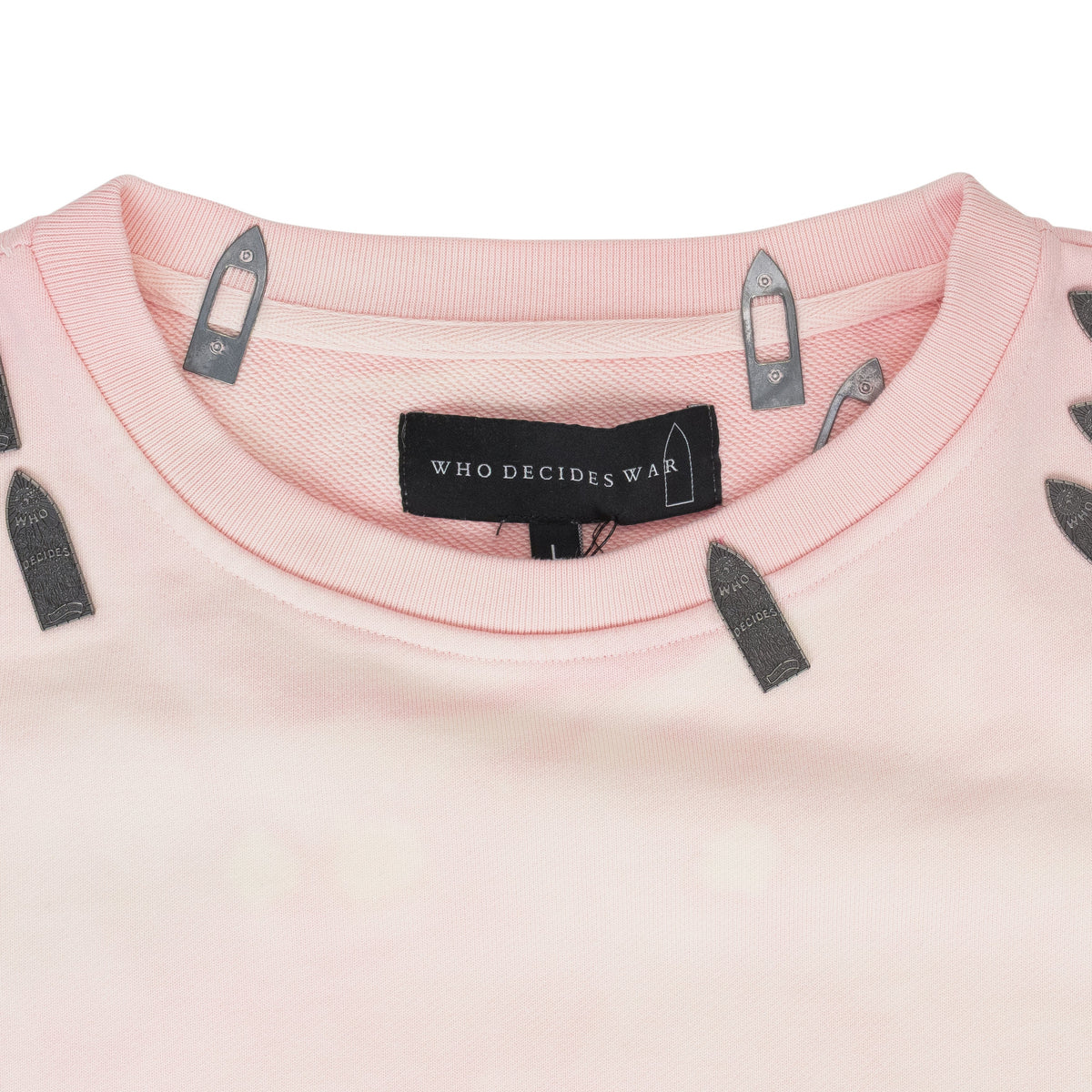 PINK HARDWARE CREWNECK SWEATSHIRT