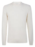 Filippo De Laurentiis cable-knit merino-wool sweater
