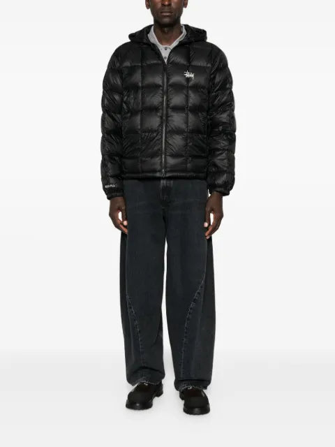 Stüssy quilted hooded jacket