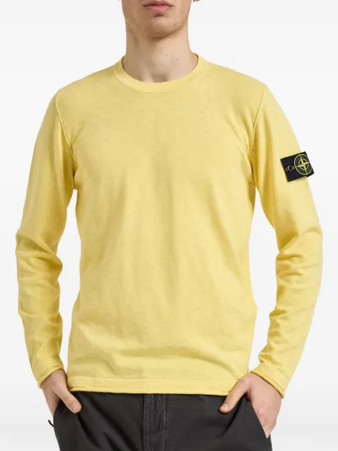 Stone Island 5100052 organic cotton and nylon jumper