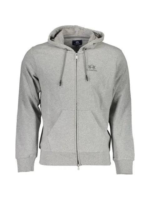 La Martina zip-up cotton hoodie