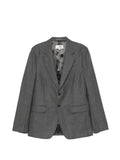 MM6 Maison Margiela frayed-edge blazer