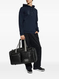 Ea7 Emporio Armani logo-print drawstring hoodie