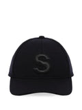sacai logo-embroidered baseball cap