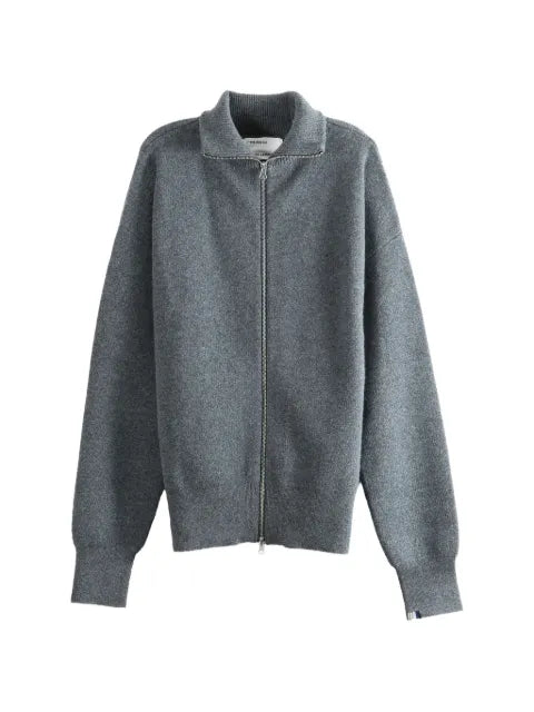 extreme cashmere N°319 cashmere zip-up cardigan