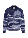 Laneus zip-up cardigan