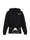 N.HOOLYWOOD layered logo-print hoodie