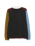 PS Paul Smith colour-block long-sleeve polo sweater