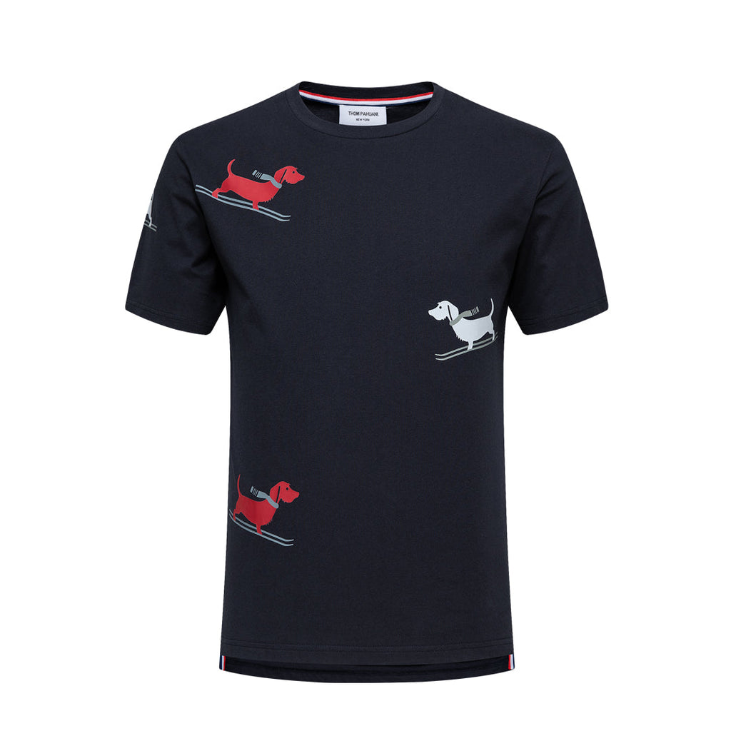 Men's Classic Four-Bar Lobster T-Shirt - 100% Cotton Made in Japan | Thom Browne