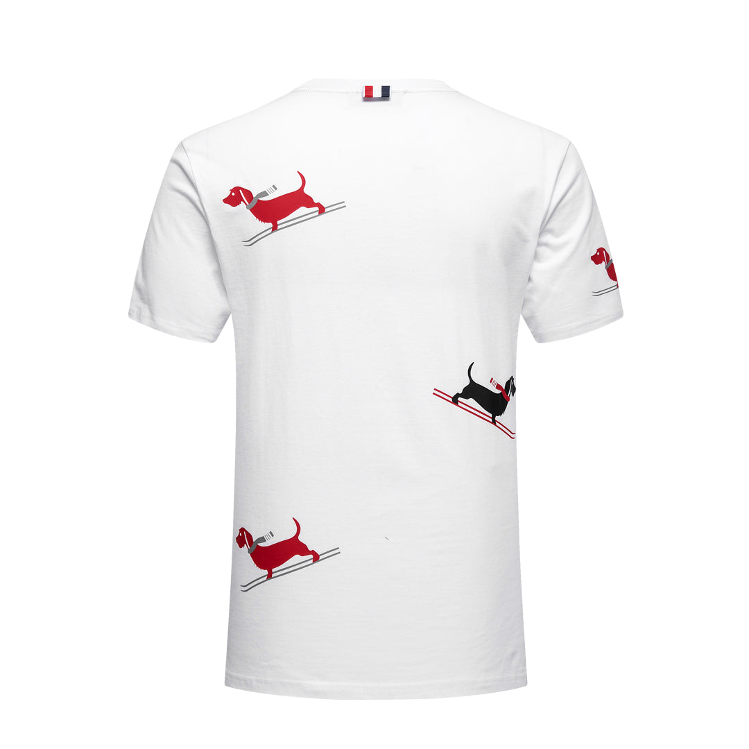 Men's Classic Four-Bar Lobster T-Shirt - 100% Cotton Made in Japan | Thom Browne