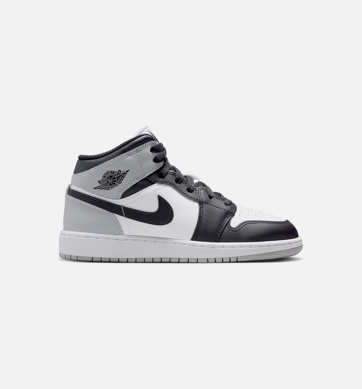 Air Jordan 1 Mid “Light Smoke Grey” Grade School Lifestyle Shoes