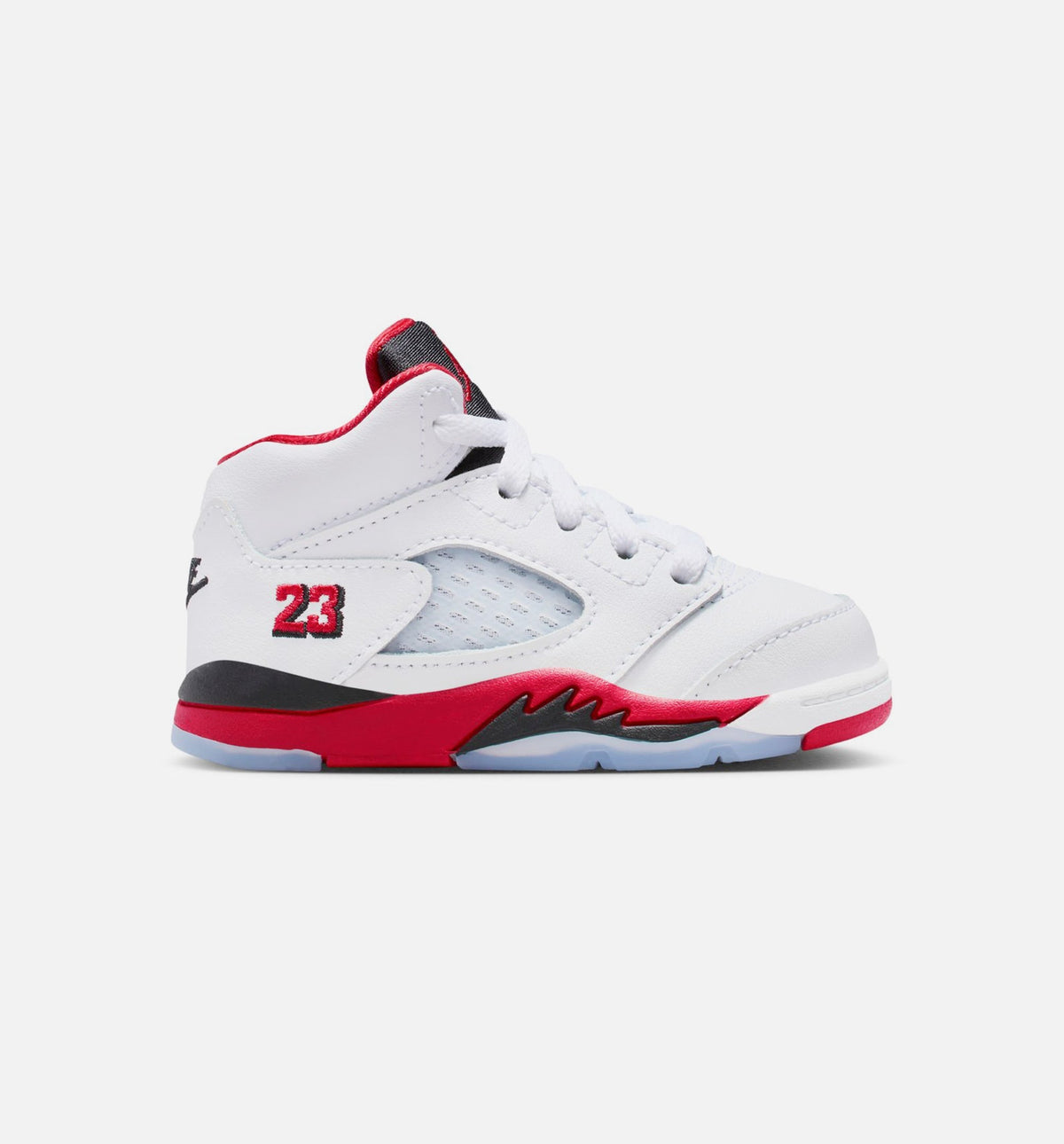Air Jordan 5 Retro Fire Red Infant/Toddler Shoe - Fire Red/White