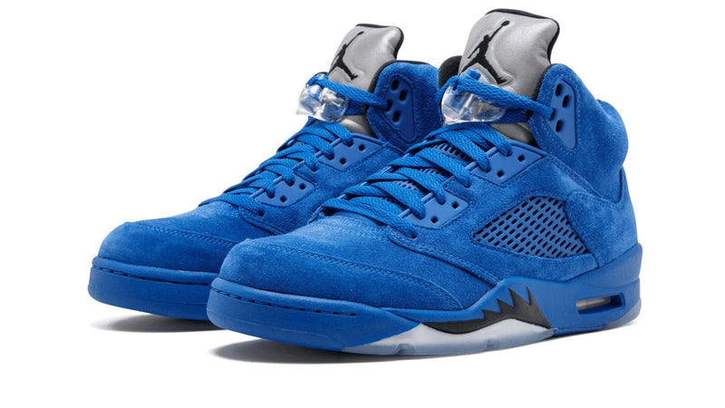 Air Jordan 5 Retro 'Blue Suede' – University Blue Suede AJ5 with 3M Tongue & Icy Clear Sole