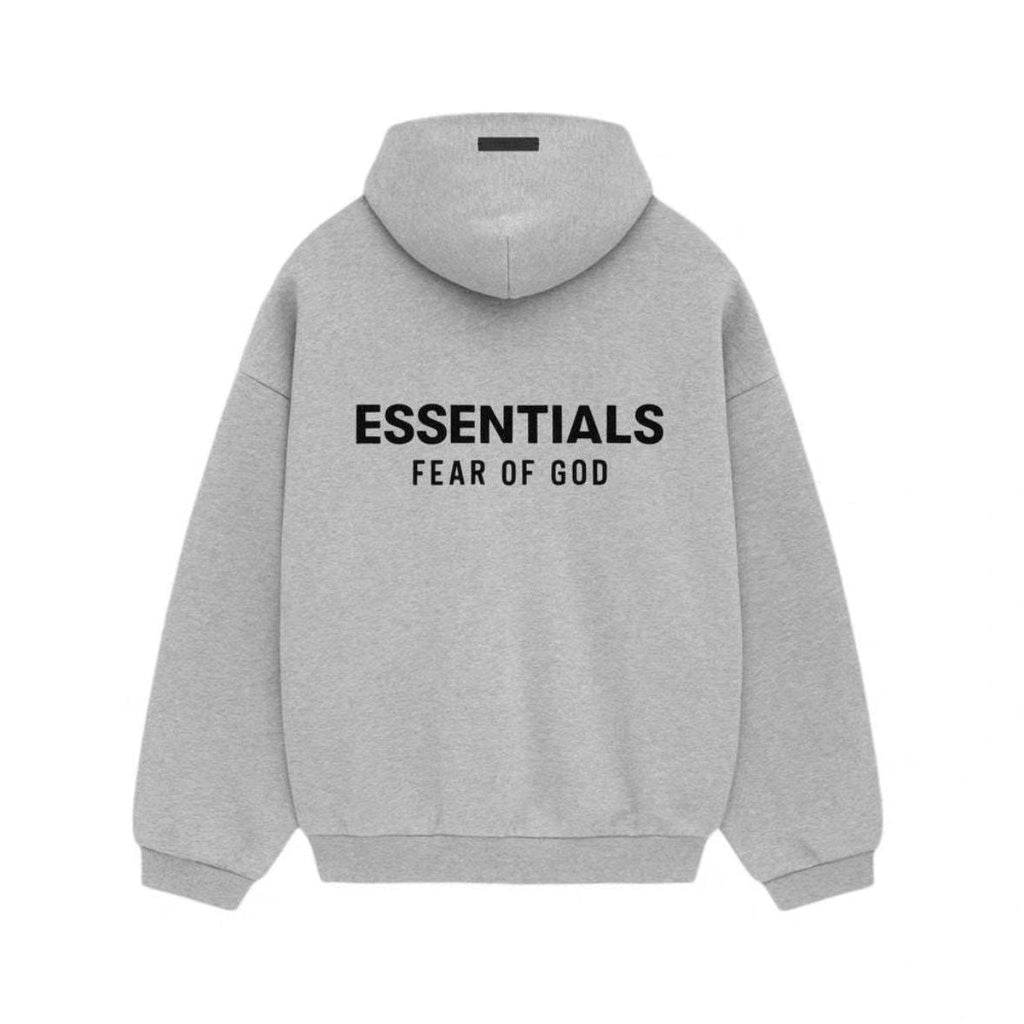 Fear of God Essentials Silicone Letter Graphic Pullover Hoodie