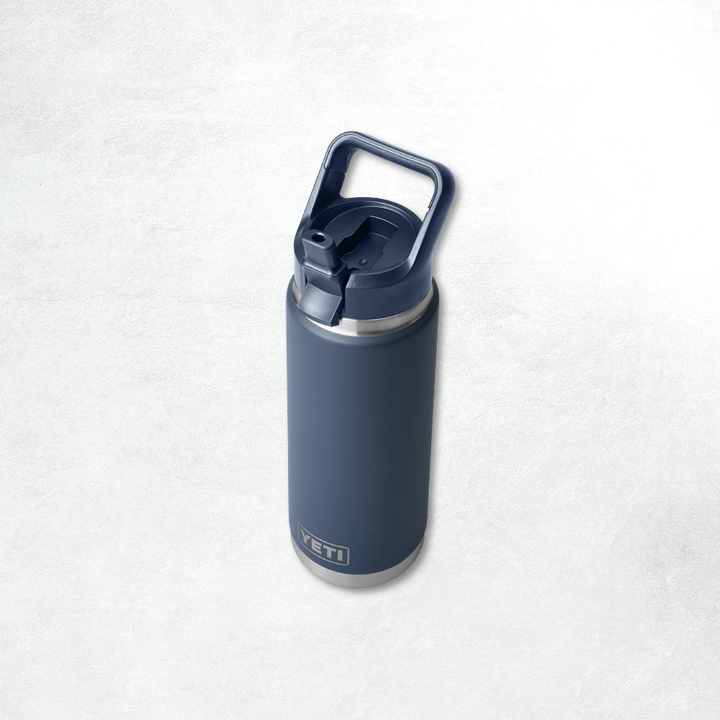 Yeti Rambler 26 Oz Colour Straw Bottle: Navy