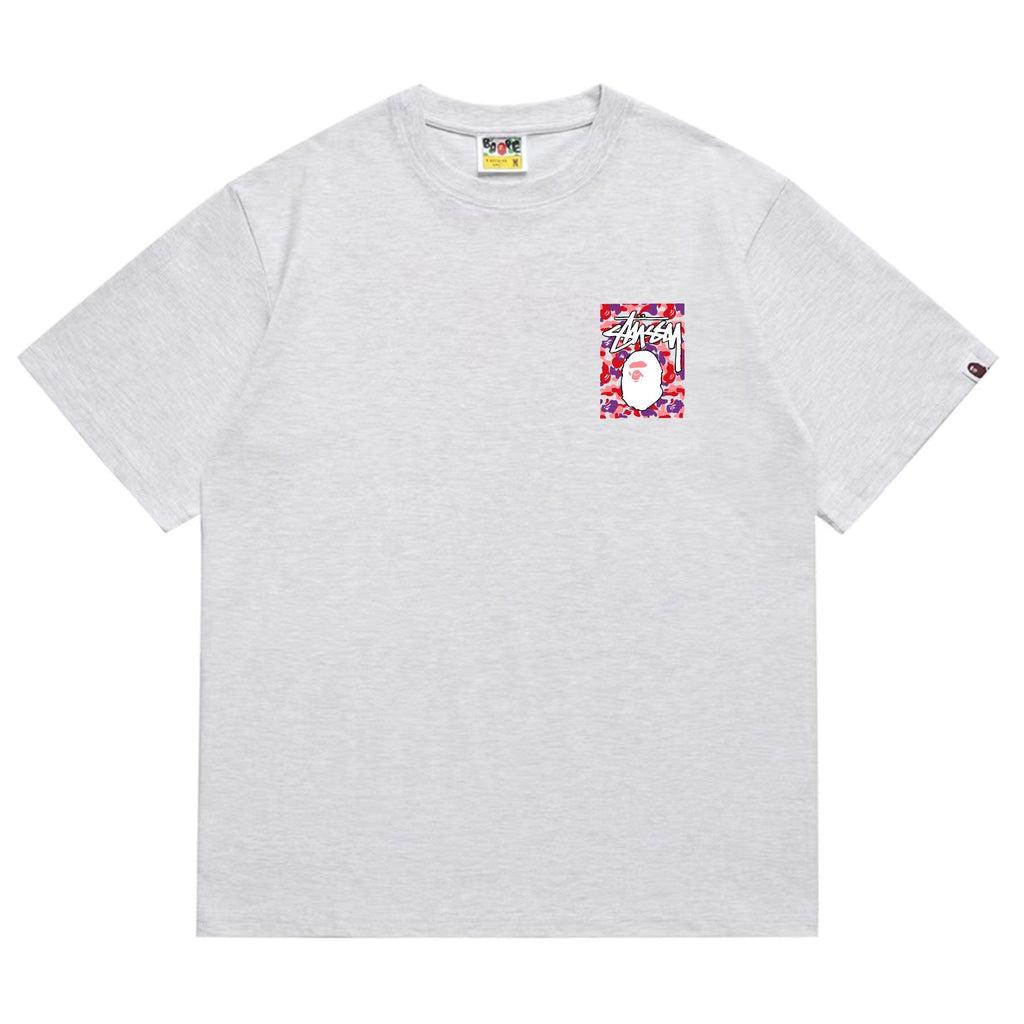 BAPE Warm Camo Ape Graphic Short-Sleeve T-Shirt