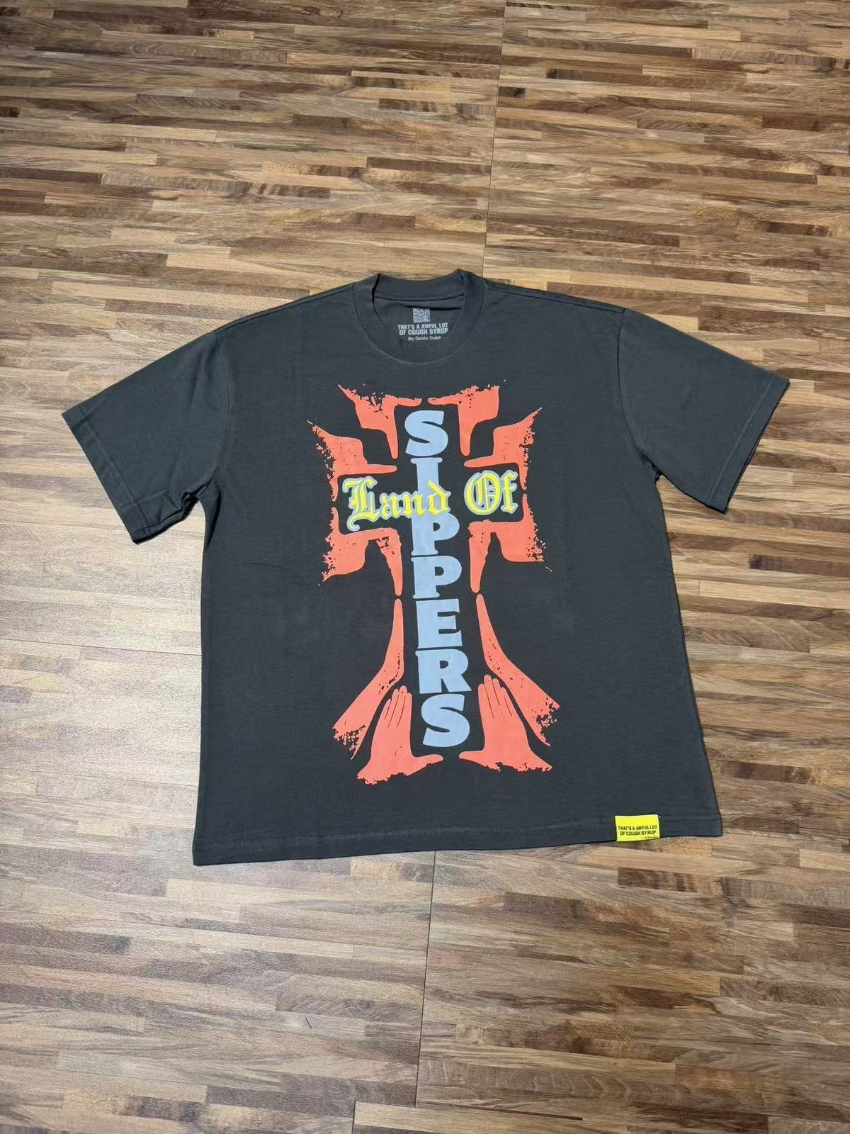 THAT'S A AWFUL LOT OF COUGH SYRUP Cross Graphic Short-Sleeve T-Shirt