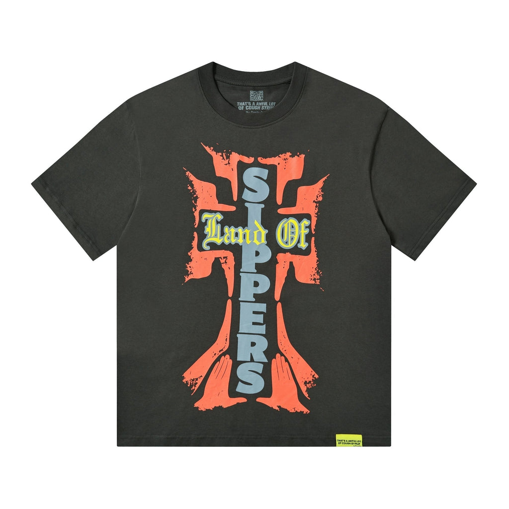 THAT'S A AWFUL LOT OF COUGH SYRUP Cross Graphic Short-Sleeve T-Shirt
