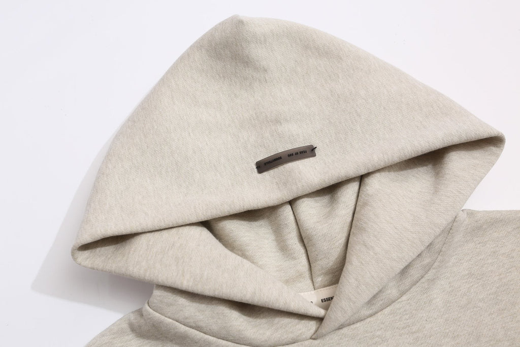 Fear of God Essentials Tonal Logo Light Grey Hoodie