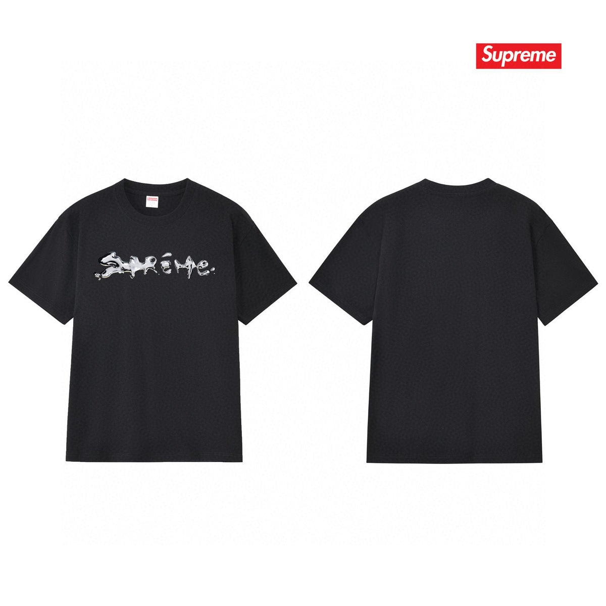 Supreme Chrome Wordmark Short-Sleeve T-Shirt