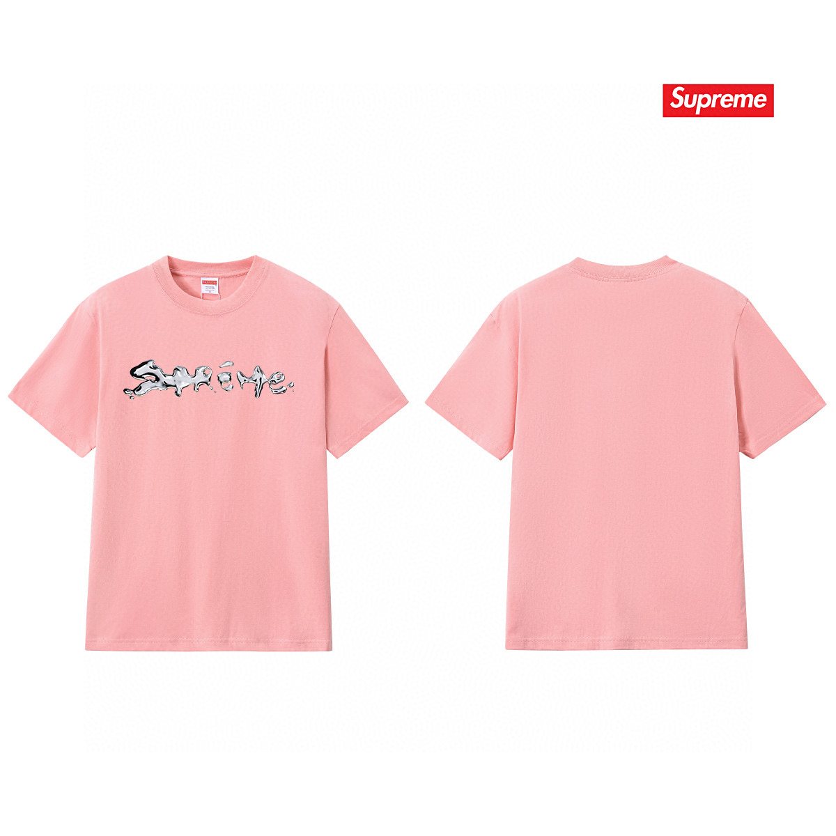 Supreme Chrome Wordmark Short-Sleeve T-Shirt
