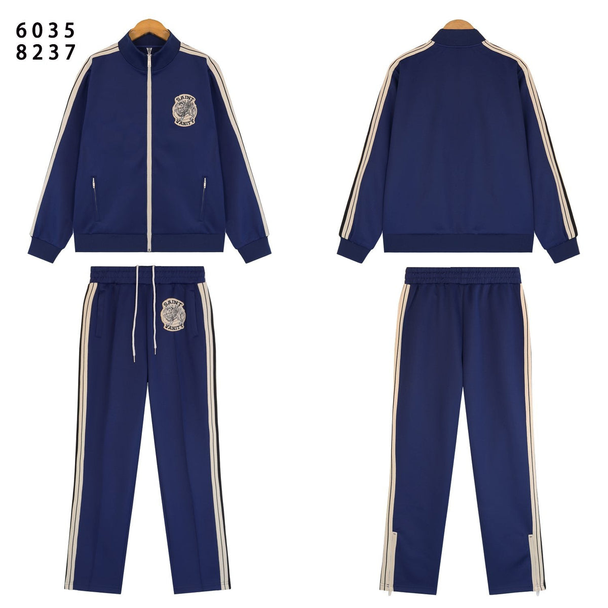 SAINT Side-Stripe Tracksuit Matching Set