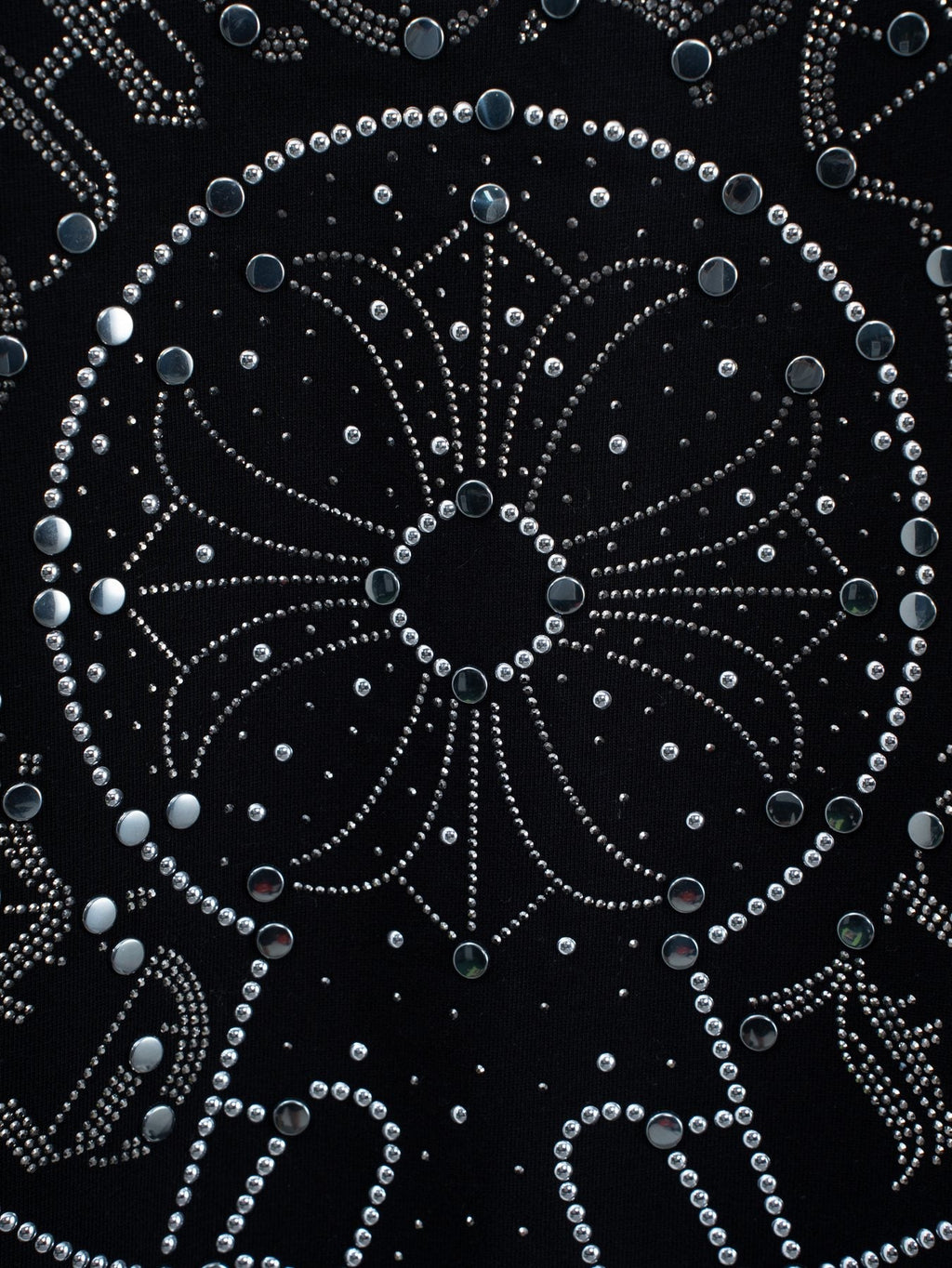 Chrome Hearts Rhinestone-Style Graphic T-Shirt