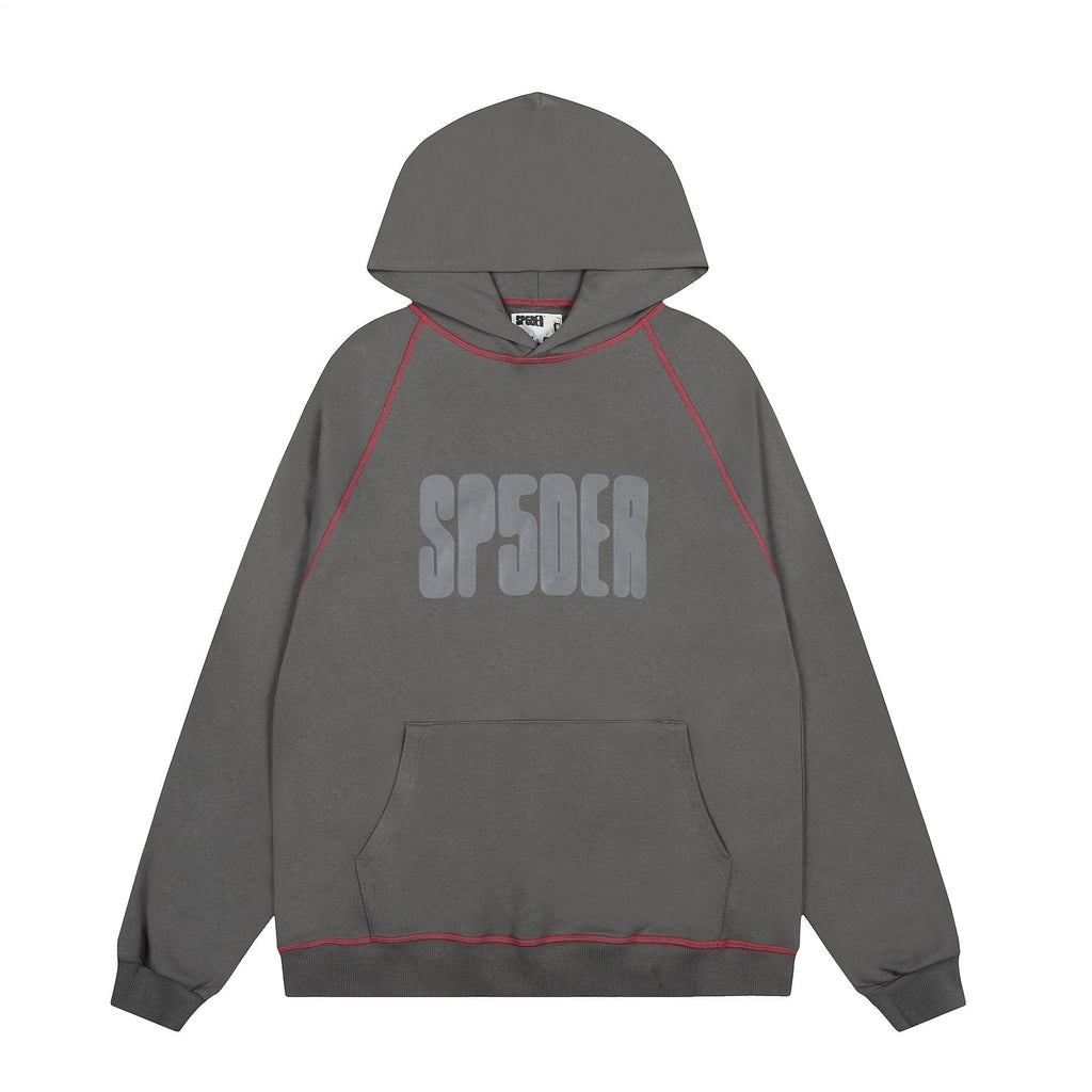 Sp5der Charcoal Gray Hoodie & Sweatpants Matching Set
