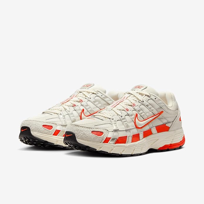 Women's Nike P-6000 Sail/Picante Red-Pale Ivory (HV5230 133)