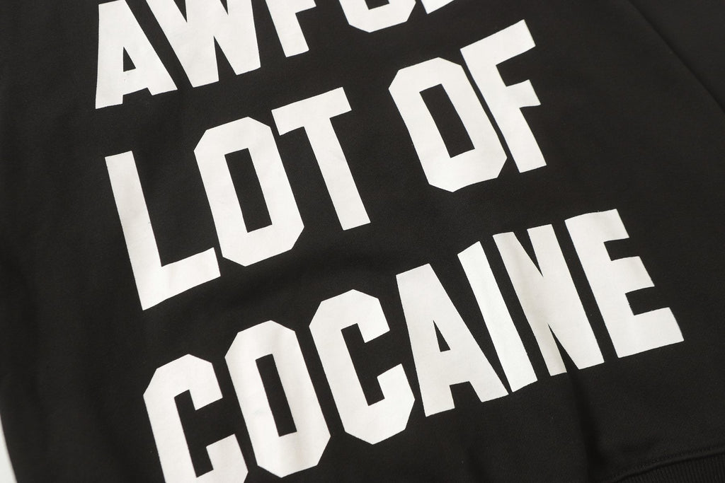 THAT'S A AWFUL LOT OF COUGH SYRUP Photo Graphic Pullover Hoodie