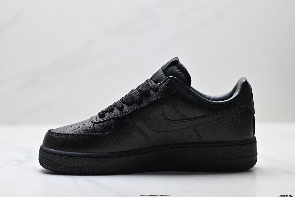 Nike Air Force 1 Low Black Outline Graphic Unisex Sneakers Style 20