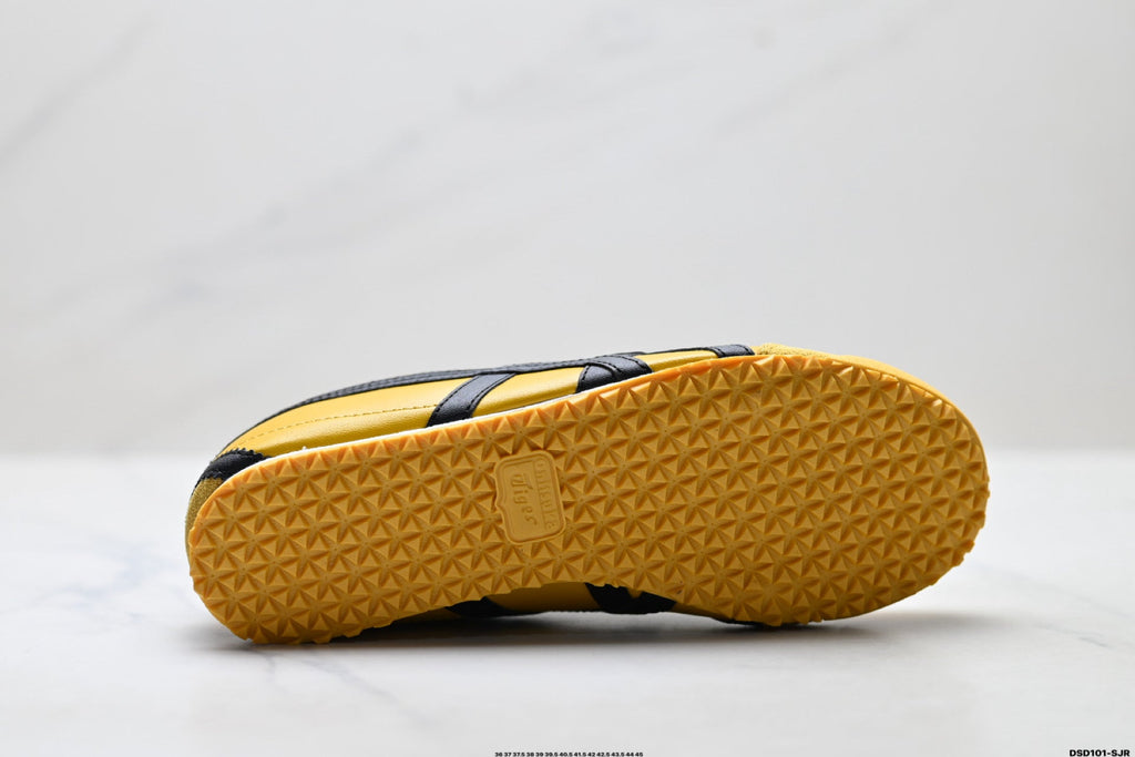 Onitsuka Tiger Retro Low Top Yellow Black Unisex Shoes Style 07