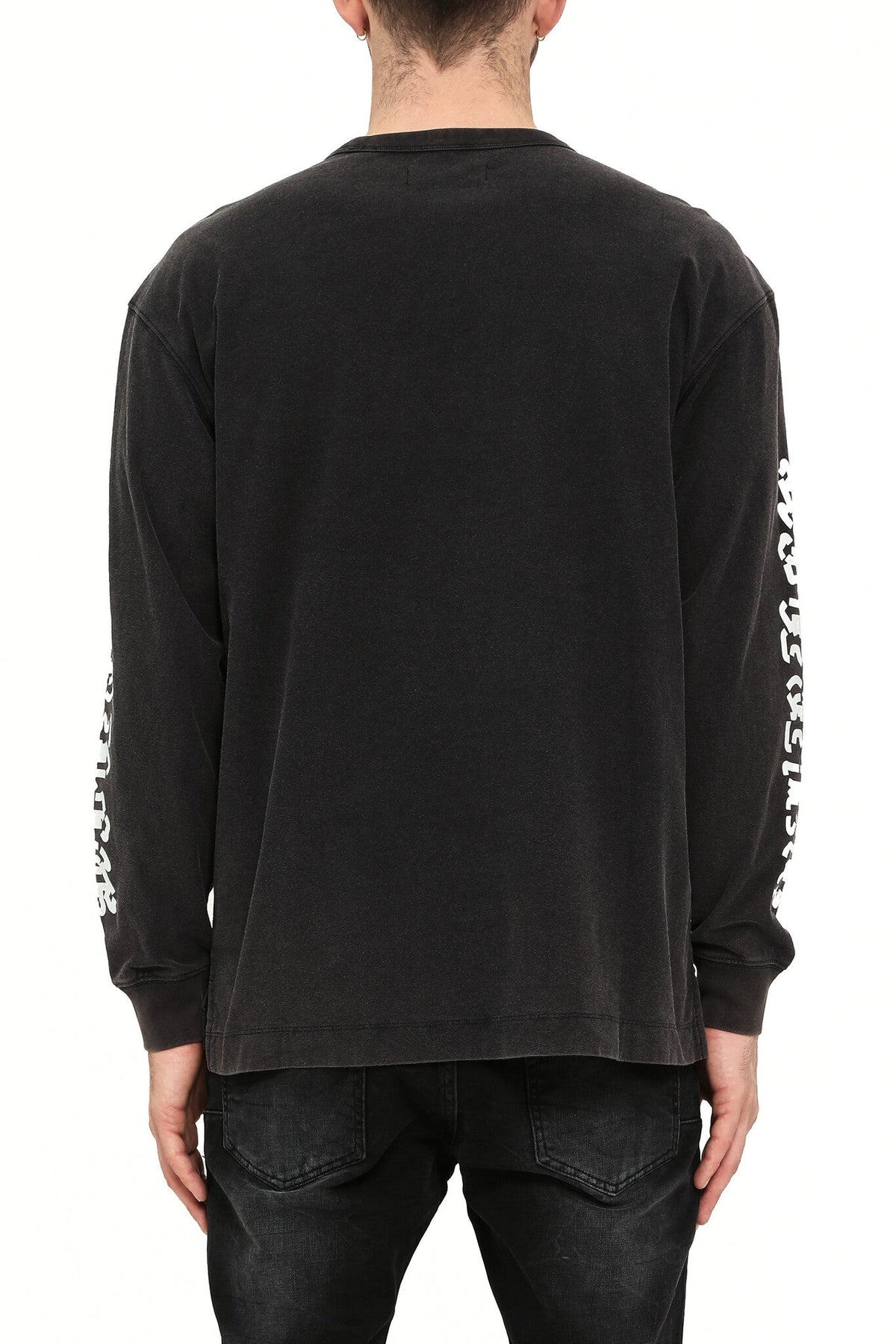 Purple Brand Textured Jersey Long Sleeve Tee