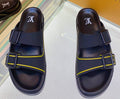 Louis Vuitton Men's Two-Buckle Slide Sandals