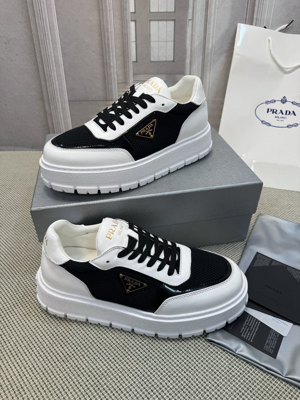 Prada Lug Sole Sneakers